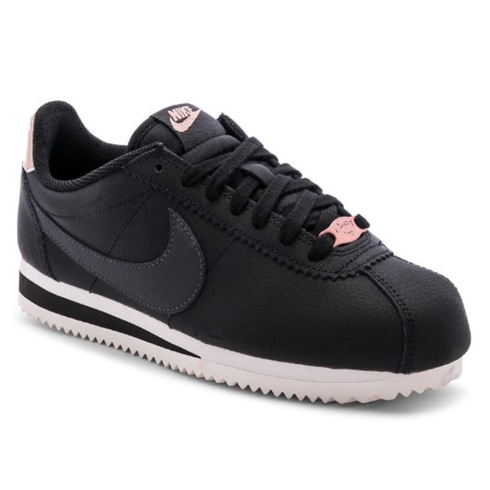Classic Cortez Leather Sneaker Black, Anthracite, Metallic Red Bronze & Phantom